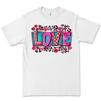 White Love Valentine Premium Tee - CowhideDigitalArt