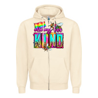 Sandshell always bee kind Zipper Hoodie - Zillion Design Studio