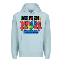 Blue Mist autism mom like a normal mom Premium Hoodie - MaliasSmallBusiness
