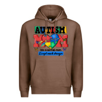 Chestnut autism mom like a normal mom Premium Hoodie - MaliasSmallBusiness