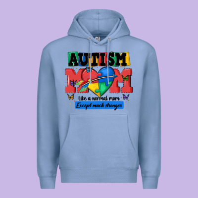Autism Mom Like A Normal Mom Premium Hoodie Designed By Maliassmallbusiness
