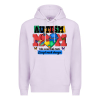 Lilac autism mom like a normal mom Premium Hoodie - MaliasSmallBusiness