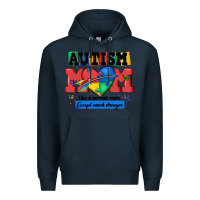 Navy autism mom like a normal mom Premium Hoodie - MaliasSmallBusiness