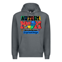 Rock autism mom like a normal mom Premium Hoodie - MaliasSmallBusiness