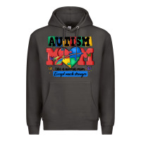 Smoke autism mom like a normal mom Premium Hoodie - MaliasSmallBusiness