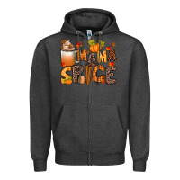 Charcoal Heather mama spice Zipper Hoodie - texasbilliewilder