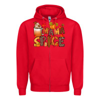 Red mama spice Zipper Hoodie - texasbilliewilder