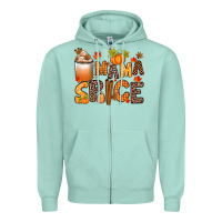 Seafoam mama spice Zipper Hoodie - texasbilliewilder