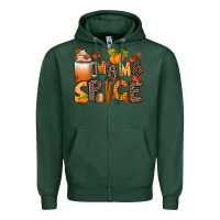Sports Green mama spice Zipper Hoodie - texasbilliewilder