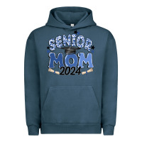 Pigment Midnight Navy senior mom 2024 Urban Hoodie - MaliasSmallBusiness