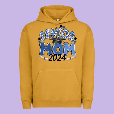 Senior Mom 2024 Urban Hoodie Designed By Maliassmallbusiness