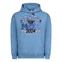 Pigment Pebble Blue senior mom 2024 Urban Hoodie - MaliasSmallBusiness
