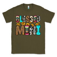 Army Green blessed mini Classic Tee - Zillion Design Studio