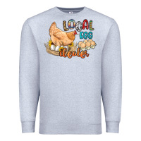 Heather Grey local egg dealer Premium Sweatshirt - Artiststas