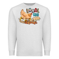 Oatmeal Heather local egg dealer Premium Sweatshirt - Artiststas