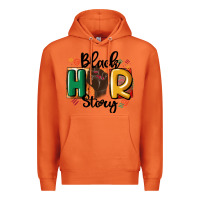 Carrot black story Premium Hoodie - MaliasSmallBusiness