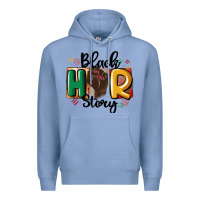 Colony Blue black story Premium Hoodie - MaliasSmallBusiness