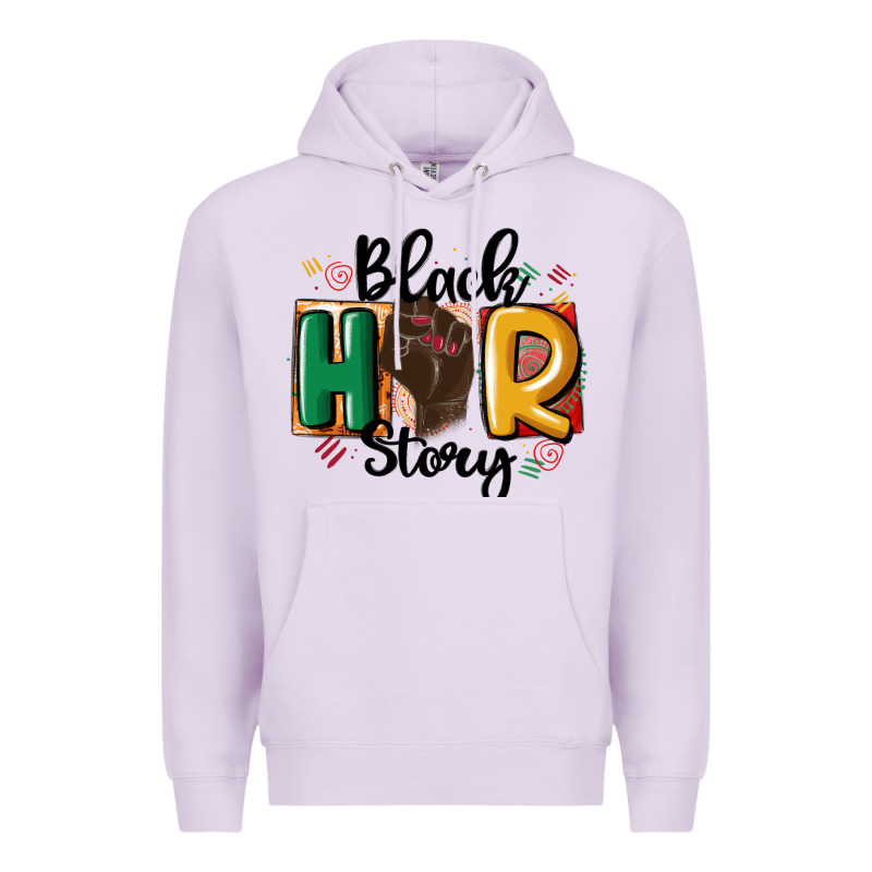 Black Story Premium Hoodie by MaliasSmallBusiness | Teevron