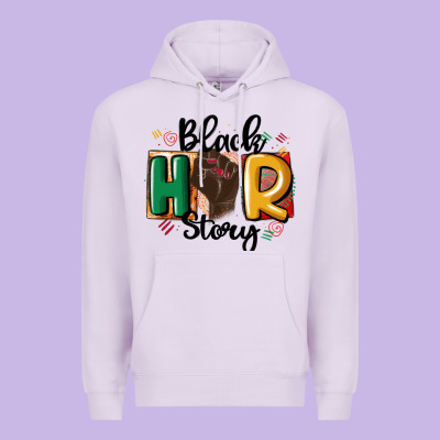Black Story Premium Hoodie Designed By Maliassmallbusiness