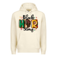 Sandshell black story Premium Hoodie - MaliasSmallBusiness