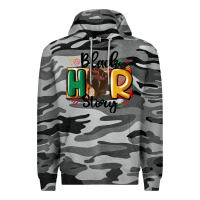 Slate Camo black story Premium Hoodie - MaliasSmallBusiness