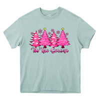 Arona Tis the Season Pink Trees Heavy Core Tee - CowhideDigitalArt