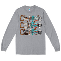 Heather Grey coffee coffee coffee Long Sleeve Tee - texasbilliewilder