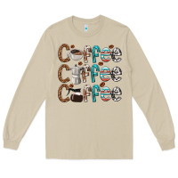 Mushroom coffee coffee coffee Long Sleeve Tee - texasbilliewilder