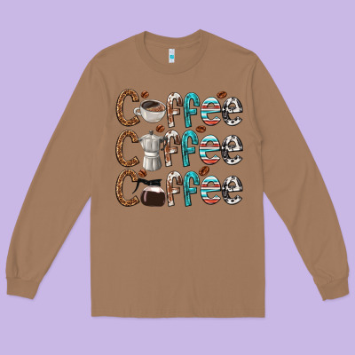 Long Sleeve Tee coffee coffee coffee
