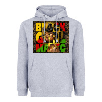 Heather Grey black girl magic Heavyweight Hoodie - HRA Design Shop