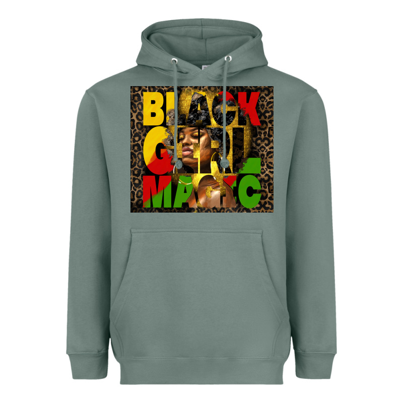 Black Girl Magic Heavyweight Hoodie by HRA Design Shop | Teevron
