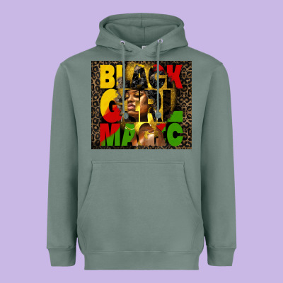 Black Girl Magic Heavyweight Hoodie Designed By Hra Design Shop