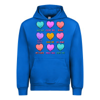 Cobalt valentine's day candy hearts Urban Hoodie - MaliasSmallBusiness