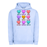 Pigment Grape Ice valentine's day candy hearts Urban Hoodie - MaliasSmallBusiness
