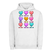 Pigment Lunar Rock valentine's day candy hearts Urban Hoodie - MaliasSmallBusiness