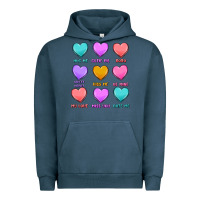 Pigment Midnight Navy valentine's day candy hearts Urban Hoodie - MaliasSmallBusiness
