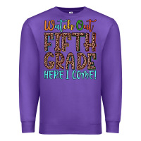 Purple watch out fifth grade here i come! Premium Sweatshirt - JahusDesignShop