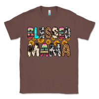 Chestnut blessed mama Classic Tee - Zillion Design Studio