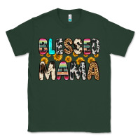 Sports Green blessed mama Classic Tee - Zillion Design Studio