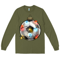 Army Green christmas  soccer Long Sleeve Tee - Zillion Design Studio