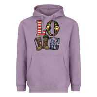 Lavender loce army Heavyweight Hoodie - CowhideDigitalArt