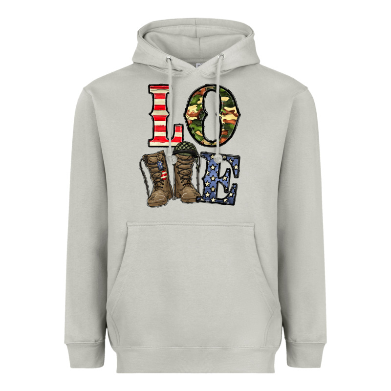 Loce Army Heavyweight Hoodie by CowhideDigitalArt | Teevron
