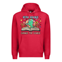 Cardinal book lover Premium Hoodie - MaliasSmallBusiness