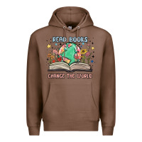Chestnut book lover Premium Hoodie - MaliasSmallBusiness
