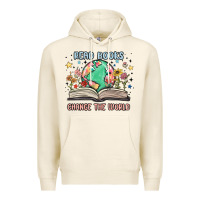 Tofu book lover Premium Hoodie - MaliasSmallBusiness