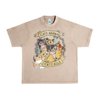 French Oak Cats Against Cat Calls Urban Heavy Tee - Bettercallsaul