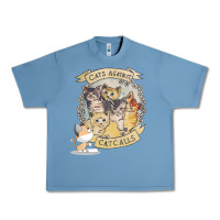 Pebble Blue Cats Against Cat Calls Urban Heavy Tee - Bettercallsaul