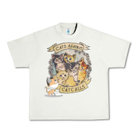 Pistachio Cats Against Cat Calls Urban Heavy Tee - Bettercallsaul