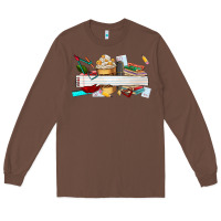Chestnut preview teachers name Long Sleeve Tee - AdoDesignShop