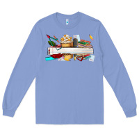 Colony Blue preview teachers name Long Sleeve Tee - AdoDesignShop